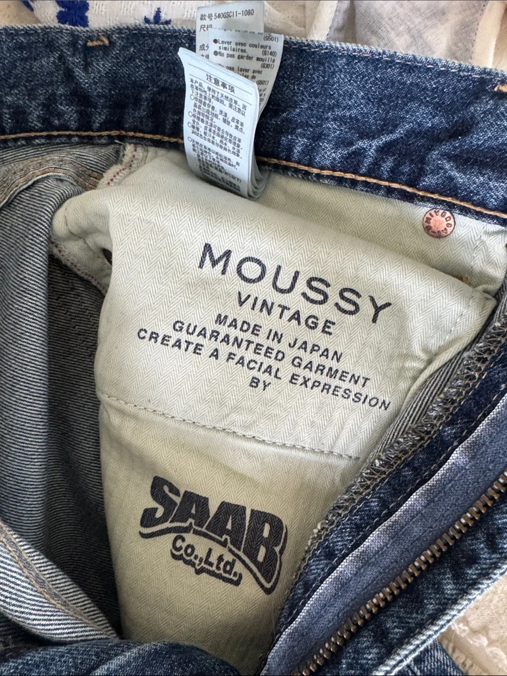 Moussy Women's Medium Blue Straight-Leg Jeans - Picture 2 of 7